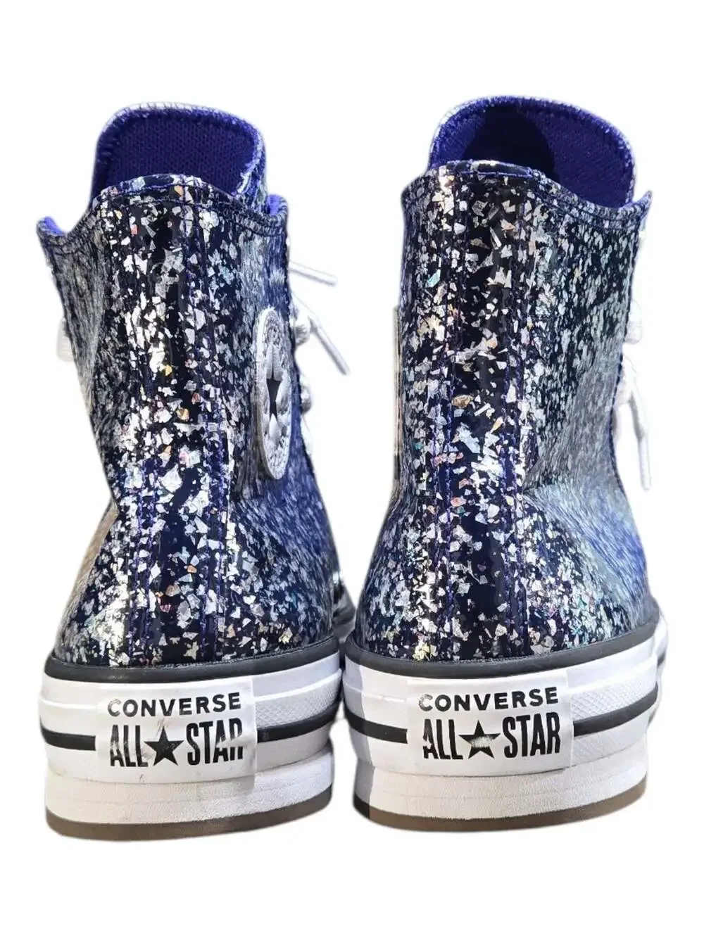 Converse Kids Chuck Taylor All Star EVA Lift Glitter High Tops Size 5.5